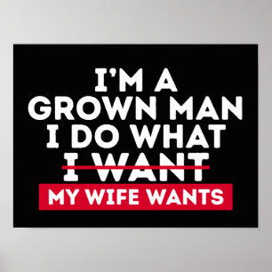 Ich bin ein erwachsener Mann, ich mache, was meine Poster