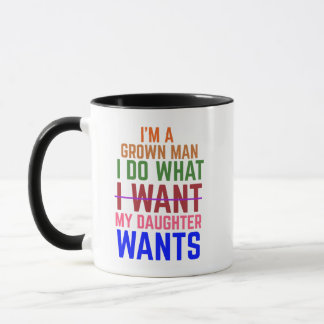 Ich bin ein erwachsener Mann, ich mache, was meine Tasse