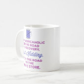 Ich bin ein Fabricaholic auf der Straße zur Kaffeetasse (Vorderseite Links)