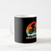 Ich bin ein Fahrradfahrer-Funny Kaffeetasse (Vorderseite Links)