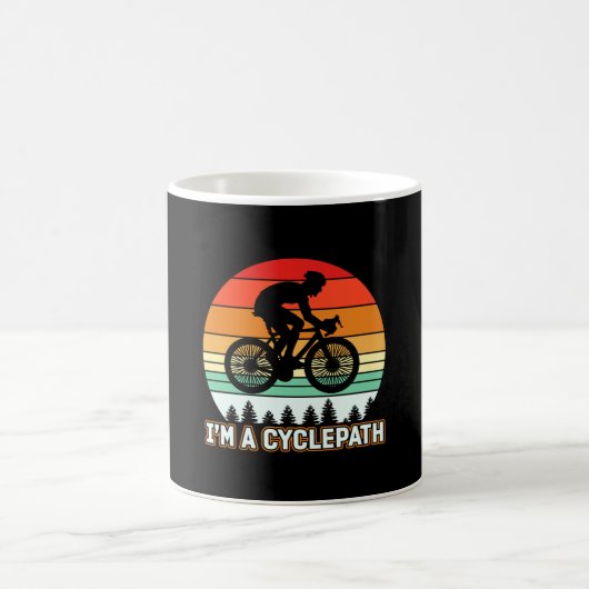 Ich bin ein Fahrradfahrer-Funny Kaffeetasse (Mittel)