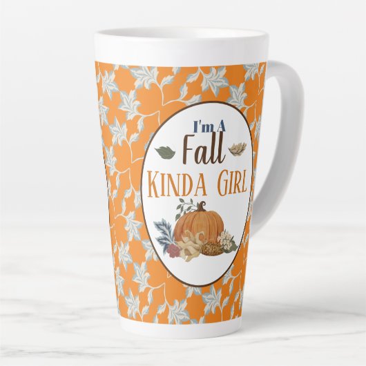 Ich bin ein Fall-Kinda-Mädchen Milchtasse (Rechte Ecke)