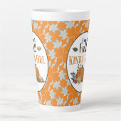 Ich bin ein Fall-Kinda-Mädchen Milchtasse (Vorderseite)