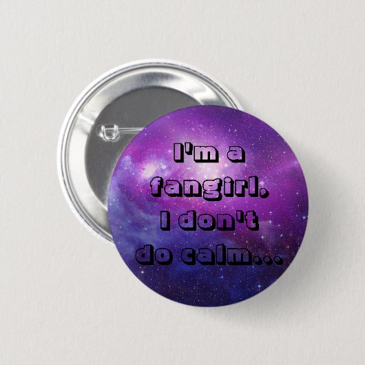 Ich bin ein fangirl, ich tue nicht Ruhe Button (Vorne & Hinten)