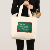 ich bin ein fantastischer Lehrer Jumbo Stoffbeutel (Vorderseite (Produkt))