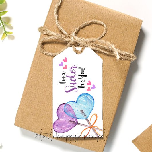 Ich bin ein Faulpelz für dich Valentine Card Geschenkanhänger