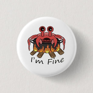 Ich bin ein feiner Boiling Crab Button