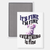 Ich bin ein feiner Mann. Magnet (Vorderseite/Rückseite)