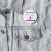 Ich bin ein feiner Neuropathie-Krieger Button (Beispiel)