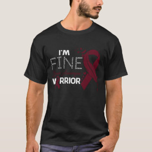 Ich bin ein feines Gehirnaneurysma Krieger-Bewusst T-Shirt