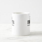 Ich bin ein Feuerwehrmannschwarzes Kaffeetasse (Mittel)