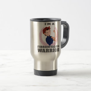 Ich bin ein Fibromyalgie-Krieger-FM-Geschenk Reisebecher