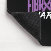 Ich bin ein Fibromyalgie-Krieger. Lila Fibromyalgi Mousepad (Ecke)