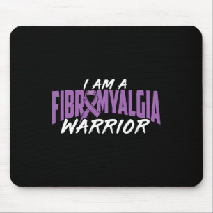 Ich bin ein Fibromyalgie-Krieger. Lila Fibromyalgi Mousepad