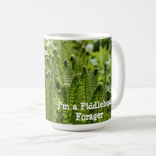 Ich bin ein Fiddlehead Forager Kaffeetasse (VorderseiteRechts)