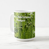 Ich bin ein Fiddlehead Forager Kaffeetasse (Vorderseite Links)