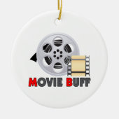 Ich bin ein Film-Büffelleder Keramik Ornament (Vorne)