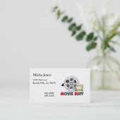 Ich bin ein Film-Büffelleder Visitenkarte (Stehend Vorderseite)