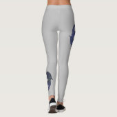 Ich bin ein Fisch-Mädchen. Trendy Pisces Zodiac Si Leggings (Rückseite)