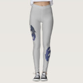 Ich bin ein Fisch-Mädchen. Trendy Pisces Zodiac Si Leggings (Vorderseite)