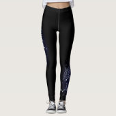 Ich bin ein Fisch-Mädchen. Trendy Pisces Zodiac Si Leggings (Vorderseite)