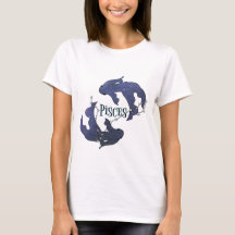 Ich bin ein Fisch-Mädchen. Trendy Pisces Zodiac Si