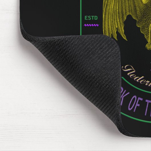 Ich bin ein Fledermausknöpfchen Mousepad (Ecke)