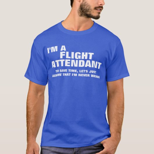 Ich bin ein Flug verbunden mit rette Zeit T-Shirt (Vorderseite)