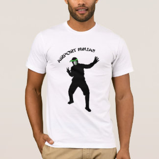 Ich bin ein Flughafen Ninja T-Shirt