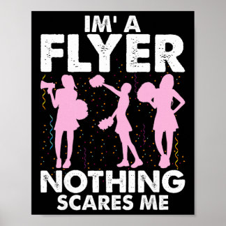 Ich bin ein Flyer, nichts schreckt mich Cheer Chee Poster
