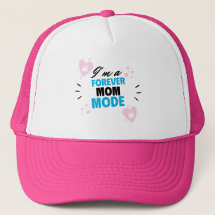 ICH BIN EIN Forever Mom Mode Adoptivmutter T-Shirt Truckerkappe