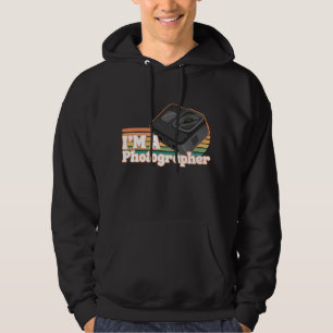 Ich bin ein Fotograf, Vintage-Farbfotograf Hoodie