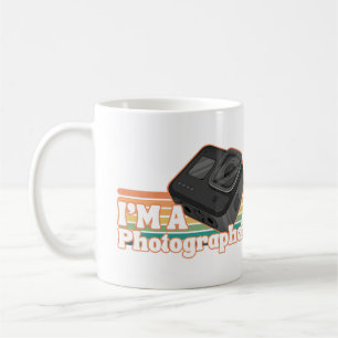 Ich bin ein Fotograf, Vintage-Farbfotograf Kaffeetasse