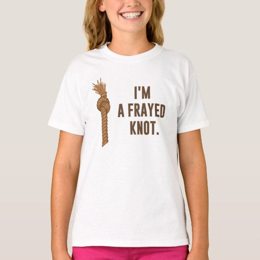 Ich bin ein Frayed Knot T-Shirt (Vorderseite)
