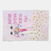 Ich bin ein Freakin' Magical Unicorn Funny Geschirrtuch (Horizontal)