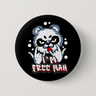 Ich bin ein freier Mann Button