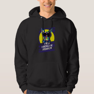 Ich bin ein Frenchie-Person-Rettungshund Französis Hoodie