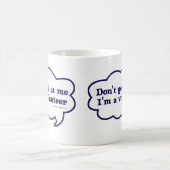 Ich bin ein freudvoller, freudvoller Slogan-Spaß Kaffeetasse (Mittel)