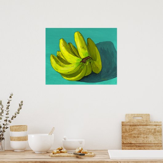 Ich bin ein Freund der Banane Poster (Küche)