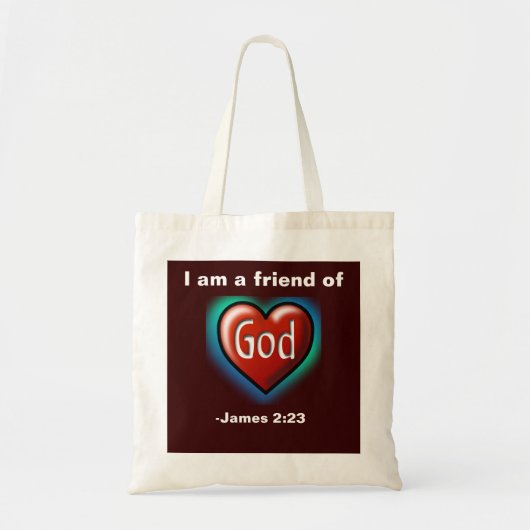 Ich bin ein Freund Gottes Tragetasche (Vorne)