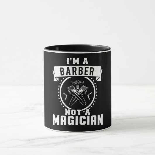 Ich bin ein Friseur, kein Magier Tasse (Zentrum)