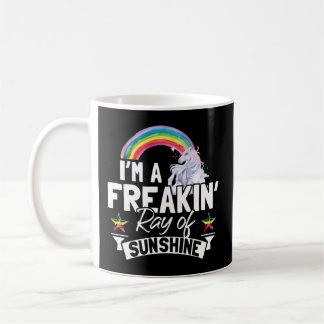 Ich bin ein frostiger Regenbogenschwanz Kaffeetasse