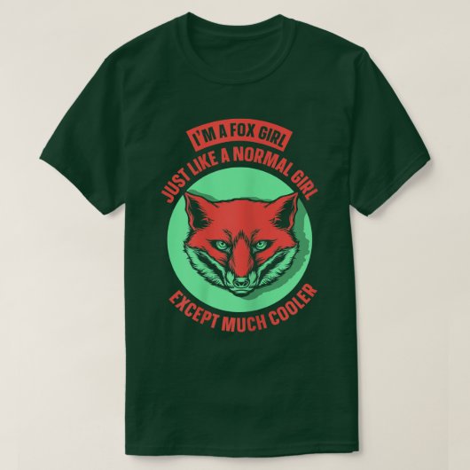 Ich bin ein Fuchmädchen-T - Shirt (Design vorne)