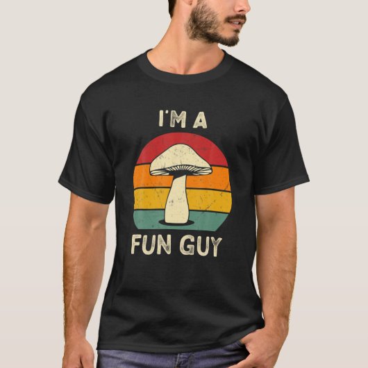 Ich bin ein Fun Typ Funny Mushroom Fungi Pun Biolo T-Shirt (Vorderseite)
