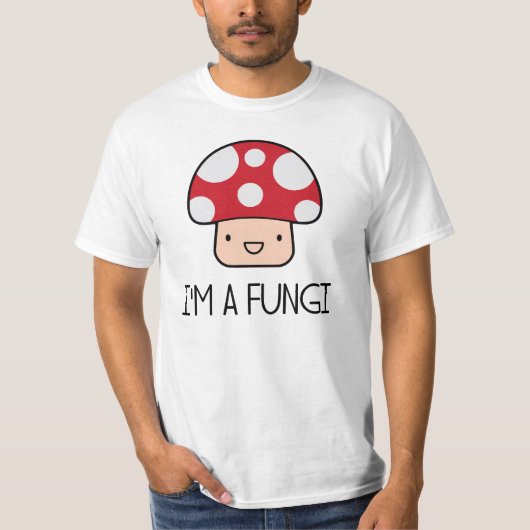 Ich bin ein Fungi Fun Typ Mushroom T-Shirt (Vorderseite)