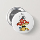 Ich bin ein Fungi-Pilzpuppen Button (Vorne & Hinten)