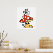 Ich bin ein Fungi-Pilzpuppen Poster (Küche)