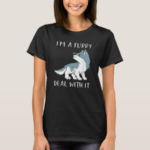 Ich bin ein Furry-Deal mit Niedlichen Furry-Fursui T-Shirt