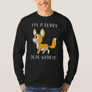 Ich bin ein Furry-Deal mit Niedlichen Furry-Fursui T-Shirt