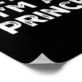 Ich bin ein fürstlich-lazy-Halloween-Kostüm Poster (Ecke)